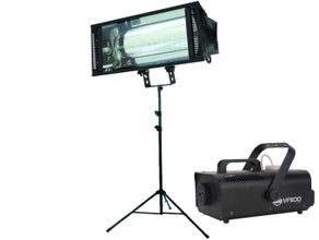 Lichtset H Stroboskop Lichtanlage Lichttechnik Licht Partybeleuchtung Scheinwerfer Nebelmaschine