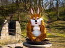 Osterhase braun - Maskottchen Hase, Osterhasenkostüm, Hasenkostüm