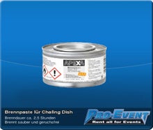 Brennpaste für Chafing Dish