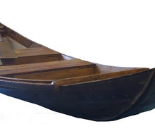 Holzboot mit Paddel, Boot, See, Schwimmen, Yacht