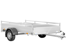 Alu-Kastenanhänger, Tieflader 750 kg