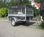 PKW-Anhänger mit Gitteraufsatz 750 kg; ideal für Gartenabfälle & Grüngut; Mit Führerschein B fahrbar!