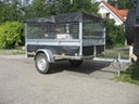 PKW-Anhänger mit Gitteraufsatz 750 kg; ideal für Gartenabfälle & Grüngut; Mit Führerschein B fahrbar!