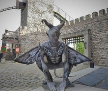Halloween Grusel Animation - Lebende Statue - Gargoyle Statue