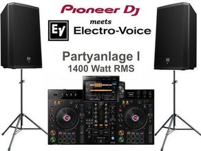 komplette Beschallungsanlage  EV ZLX 12  DJ Party Pack I