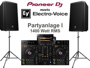 komplette Beschallungsanlage EV ZLX 12 DJ Party Pack I