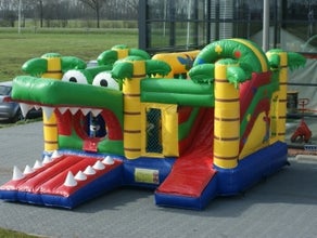 Hüpfburg "Kroko Multiplay" 3,80 x 4,55 m