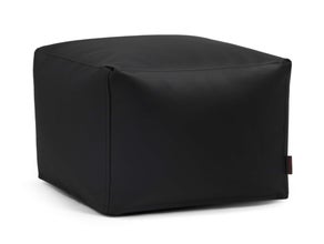 Loungemöbel, Sitzsack - Würfel für innen/außen - schwarz, Kunstleder