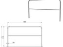 Aluminium-Geländer / Bühne für Bühnenpodeste 2 m, mit 1 Querstrebe - Galerie - Bild 1