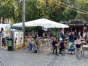 Ampelschirm 5 Meter – Marktschirm, Terrassenschirm, Gartenparasol, Sonnenschutz aus Aluminium - Galerie - Bild 1