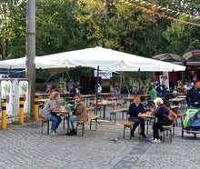 Ampelschirm 5 Meter – Marktschirm, Terrassenschirm, Gartenparasol, Sonnenschutz aus Aluminium