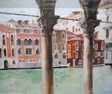 Venedig Kulisse, Kulisse, Venedig, Italien, Kana