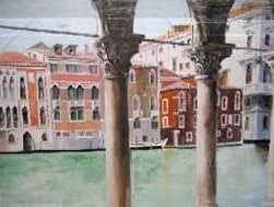 Venedig Kulisse, Kulisse, Venedig, Italien, Kana