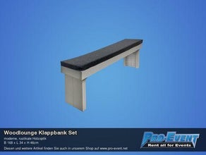 Woodlounge Klappbank Set
