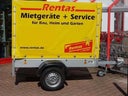 Anhänger, Ladefläche 2 x 1 m, Nutzlast max. 500 kg, mit Plane und Spriegel - Galerie - Bild 1