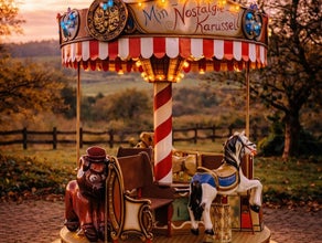Nostalgie Kinder - Karussell "Zirkus Zauber" mit 6 bis 9 Sitzplätze mieten