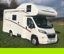 Alkovenwohnmobil mit Stockbetten bis 6 Personen, Navigation, Rückfahrkamera