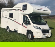 Alkovenwohnmobil mit Stockbetten bis 6 Personen, Navigation, Rückfahrkamera