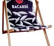 Liegestuhl / Klappstuhl / Beach schwarz