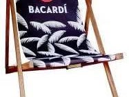 Liegestuhl / Klappstuhl / Beach schwarz