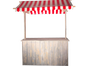 Buffet-Marktstand rot mieten – Bartheke, Mobile Bar, Ausschanktheke, Eventtheke - Galerie - Bild 2