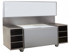Rückdisplay "Illuminatio" inkl. Kühltruhe