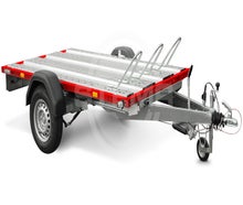 Motorradtransporter für 3 Motorräder mit 100 km/h Zulassung