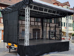 Mobile Bühne 24m² - Multistage für Stadtfest, Events, Festivals & Konzert
