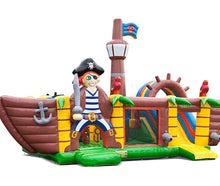 Hüpfburg Piratenschiff XXL