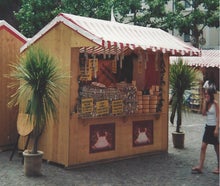 Verkaufshütte, Weihnachtsmarktbude, Bude, Hütte, Stand, Verkaufsstand, Weihnachtsmarkt