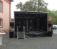 Mobile Bühne - Veranstaltungsbühne 6m x 4m (24m²)