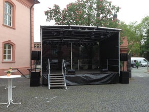 Mobile Bühne - Veranstaltungsbühne 6m x 4m (24m²)