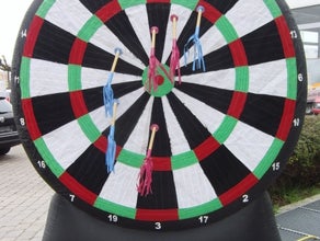 Dart mal anders - aufblasbares Riesendart
