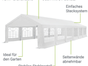 Festzelt Partyzelt 6x12m & 5x10m | Faltpavillon 6x3m mieten - Galerie - Bild 4