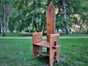 Historischer Holz Thron - Mittelalter Stuhl - Herrschaftlicher Sessel - Galerie - Bild 3