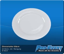 Dinnerteller Bianco
