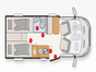 Dethleffs T 45  Globebus Go Teilintegriert - Galerie - Bild 2