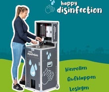 Mobile und Autarke Hygiene Station für Messen und Events (Waschbecken & Desinfektion)