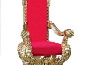 Thron - Stuhl - Weihnachtlich - Weihnachten - Sitz - Barock - Sessel - Weihnachtsthron