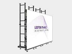 LEDWall 4,5m x 2,5m P4 / Videowand / Videowall / LED-Wand / Public Viewing /