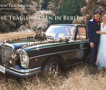 Oldtimer Mercedes Benz 250S Hochzeitsfahrzeug inkl. Chauffeur