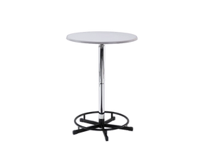 Stehtisch mit Fußstütze 90 cm mieten – Stehtisch, Bistrotisch, Hochtisch, Partytisch, Miettisch