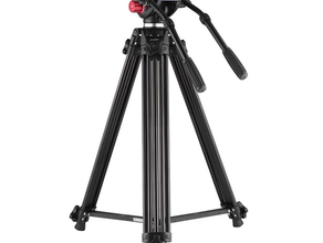 Profi Videostativ 170 cm Andoer mit Fluid-Kopf bis 10 kg Kameragewicht