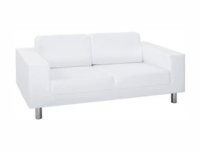 Rena Sofa weiß H 74cm / B 140cm / T 75cm