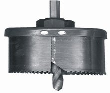 Loch-Topfsägenset Ø 22 bis 65 mm