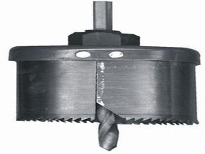 Loch-Topfsägenset Ø 22 bis 65 mm