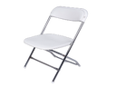 Samsonite Kunststoff-Klappstuhl weiß/Chrom