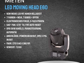 ETEC LED Moving Head E60