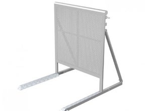 Crash Barrier, Absperrung, Crashbarrier, Stage Barrier, Stagebarrier, Demogitter, Bühnengitter, Grabengitter, mobile Absperrung, Absperrungen, Barricade, Barricades, Barrikade, Blockade, Wellenbrecher, Bühnenbarrikade, Kabeldurchlass