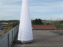 Aircone 5 m Lichteffekt mit LED, Leuchtsäule, Dekoeffekt, Lichtkegel